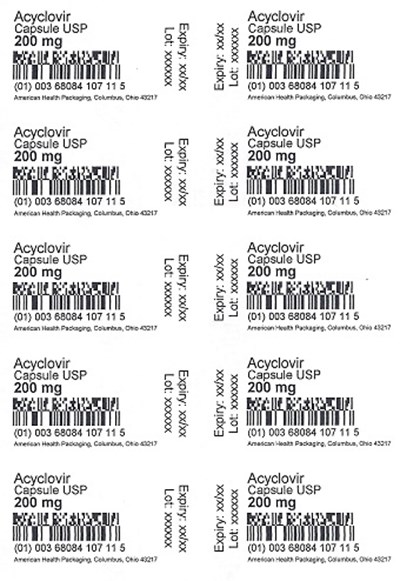 200 mg Acyclovir Capsule Blister (200 mg Acyclovir Capsule Blister)